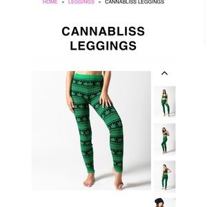 Knitty Kitty 420 Cannabliss Knit Pajama Leggings